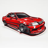 JZX100 Monky Sticker