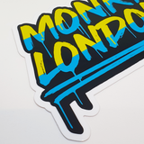 Monky London Graffiti Sticker