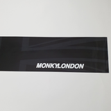 ML Union Jack Flag Gloss Stealth Black Sunstrip
