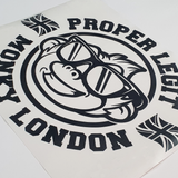 Proper Legit XL Sticker Black