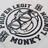 Proper Legit XL Sticker Black