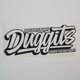 Duggits XL Sticker Black