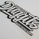 Duggits XL Sticker Black