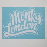 Monky London XL Sticker White