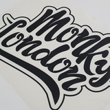 Monky London XL Sticker Black