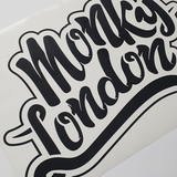 Monky London XL Sticker Black
