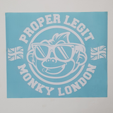 Proper Legit XL Sticker White