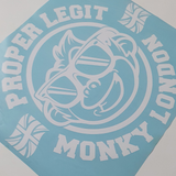 Proper Legit XL Sticker White