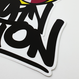 I Love John Action Sticker