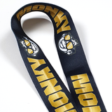 Monky Gold Black Lanyard
