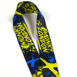 Monky Graffiti Black Lanyard
