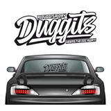 Duggits XL Sticker Black