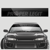 Proper Legit Stealth Black Sunstrip