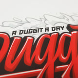Duggits Red/Black Sticker
